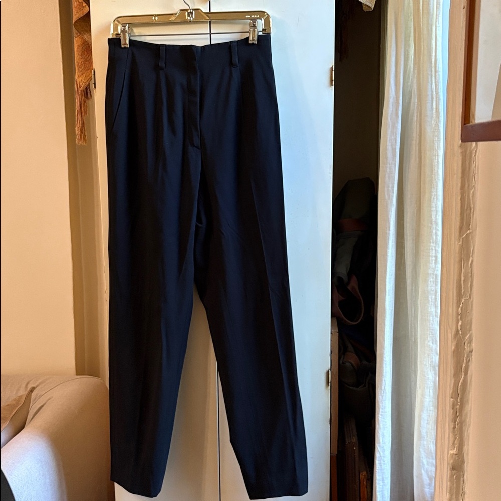 Jil Sander Black Designer Trousers